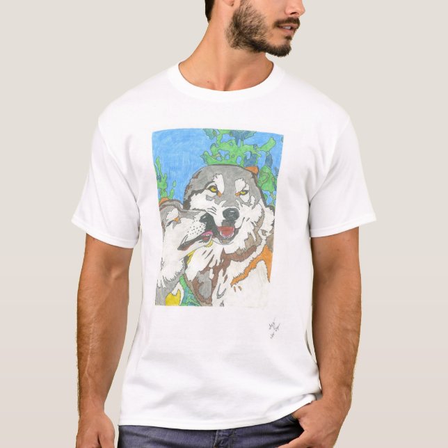 Camiseta Pares do lobo (Frente)