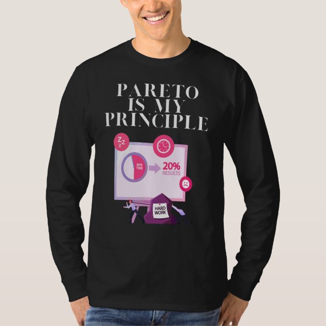 Camiseta Pareto É Meu Princípio (Frente)