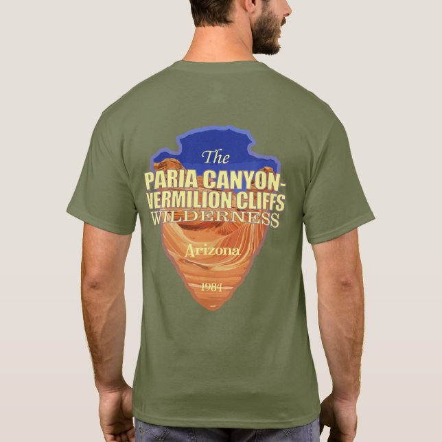 Camiseta Paria Canyon - Clipes Vermilion (Ponta de Seta) (Verso)