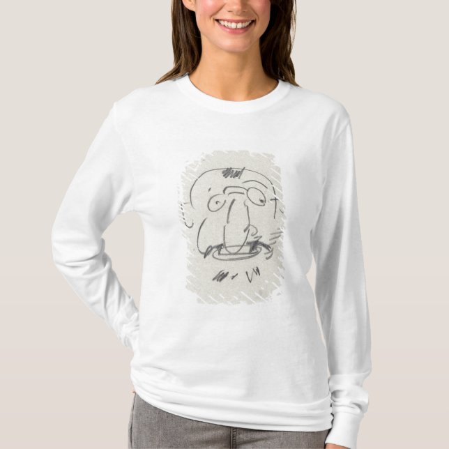 Camiseta Paridade Lui-Meme de de Lautrec da carga (lápis no (Frente)