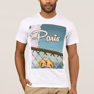 Camiseta Paris ama cadeados