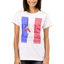 Paris Bandeira francesa Eiffel Tower Solidarité Li