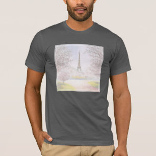 Camiseta Paris bonito nos Pastels