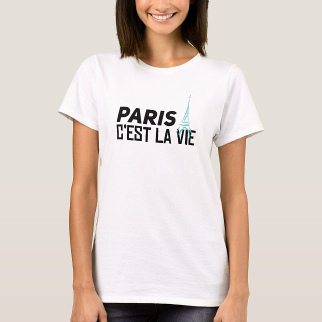 Camiseta Paris "C'est la vie" (Frente)