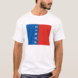 Camiseta paris cidade bandeira frança país nome do texto