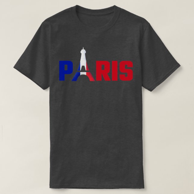 Camiseta Paris com Torre Eiffel (Frente do Design)
