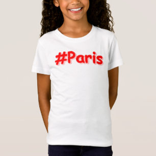 Camiseta "#Paris" Design. Comprar Agora