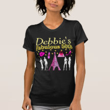 PARIS DIVA T SHIRT PERSONALIZADO NO 50º ANIVERSÁRI