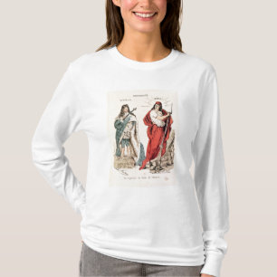 Camiseta Paris e Versalhes que brilham em se, 1871