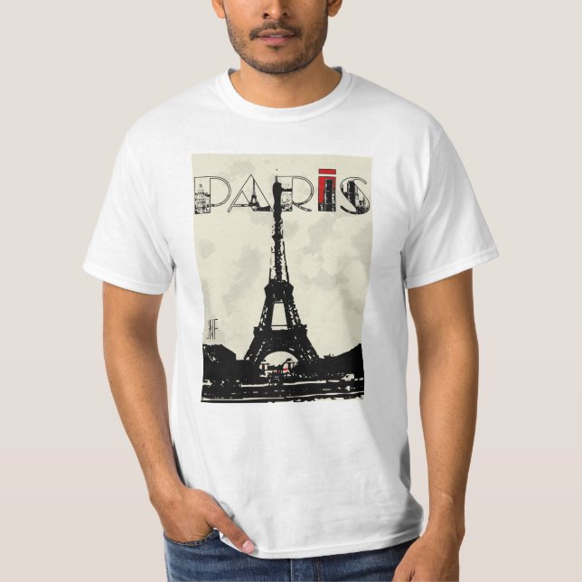Camiseta paris eifel tower jnf (Frente)