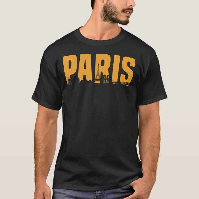 Camiseta Paris Eiffel Torre França (Frente)
