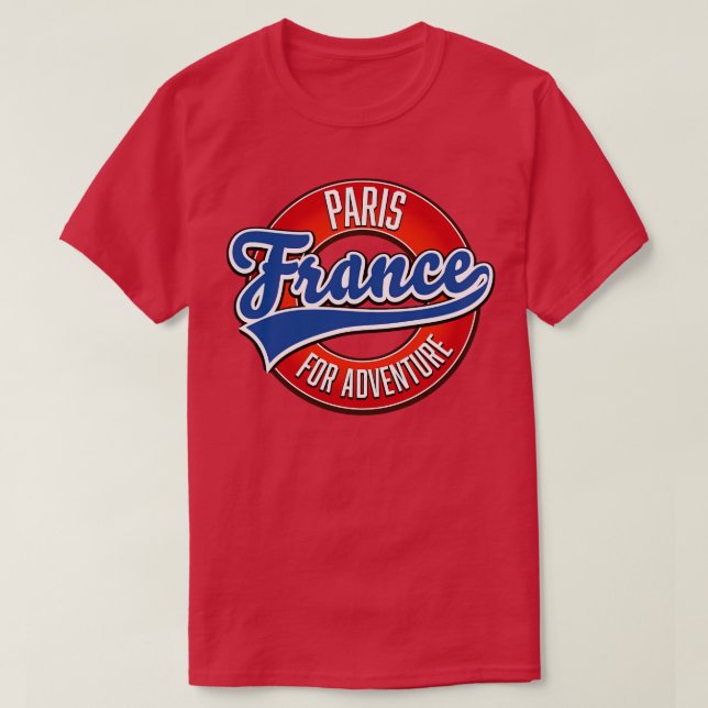 Camiseta Paris França (Frente do Design)