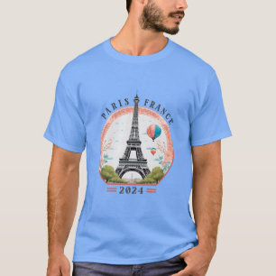 Camiseta Paris França 2024 T-Shirt, Paris França 2024