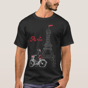 Camiseta Paris França Cidade do Amor Torre Eiffel Europa