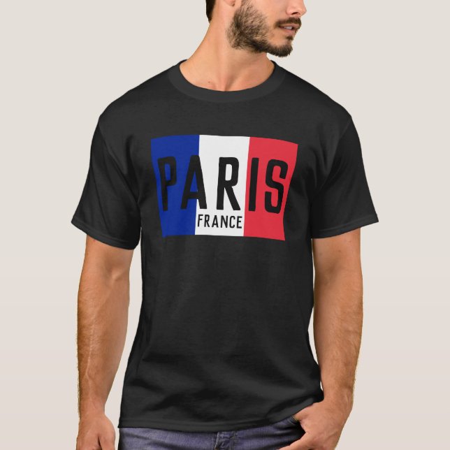 Camiseta Paris, França T-Shirt (Frente)