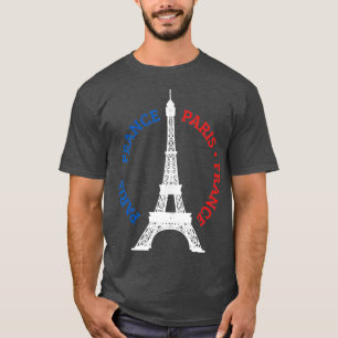Camiseta Paris França Torre Eiffel Bandeira Francesa Souven