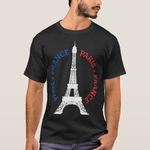 Camiseta Paris França Torre Eiffel Bandeira Francesa Souven