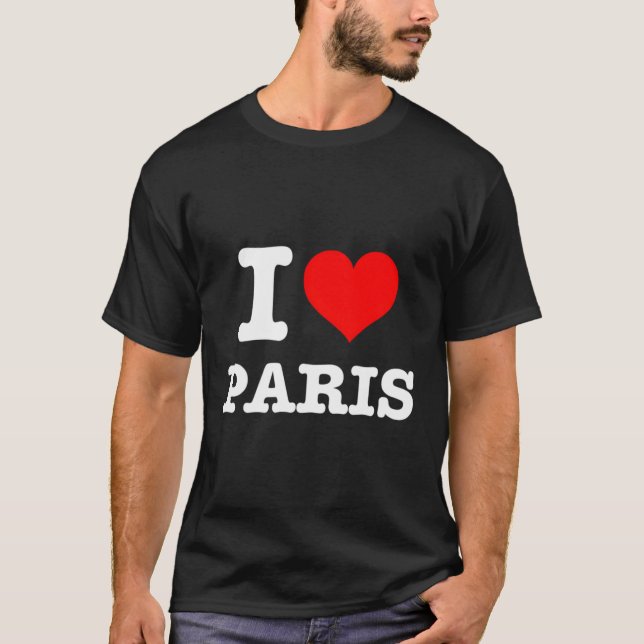 Camiseta Paris I Love Paris (Frente)