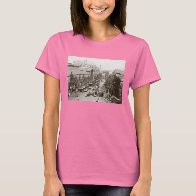 Camiseta Paris: Les Halles, C1900 (Frente)