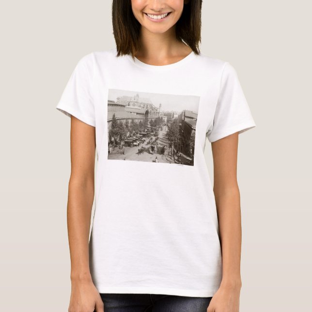 Camiseta Paris: Les Halles, C1900 (Frente)