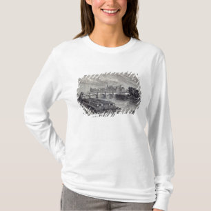 Camiseta Paris moderna: O Pont Neuf, 1845