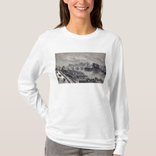 Camiseta Paris moderna: O Pont Neuf, 1845