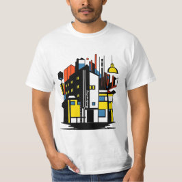 Camiseta paris mondrian city jnf