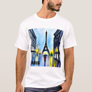 Camiseta Paris na Chuva