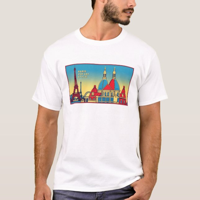 Camiseta Paris Skyline 1 (Frente)