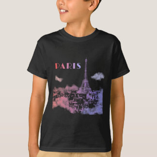 Camiseta Paris Skyline City Viagem Eifel Tower França
