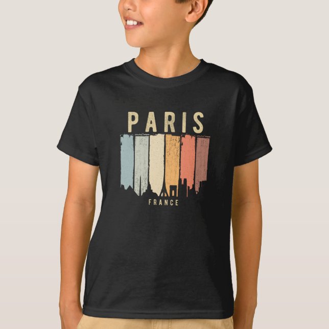 Camiseta Paris Skyline França (Frente)