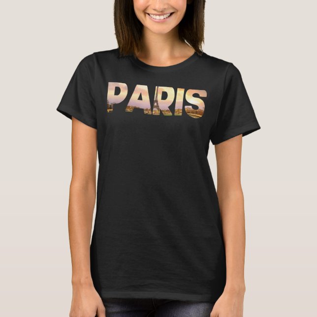 Camiseta PARIS Women França Torre Francesa Eiffel (Frente)