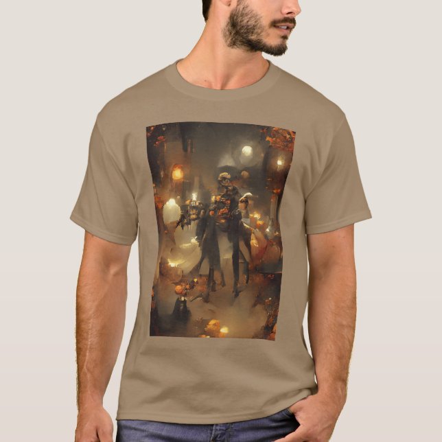 CAMISETA PARISIAN HALLOWEEN (Frente)