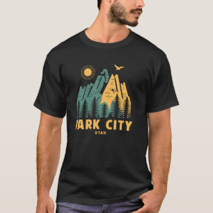 Camiseta Park City Mounts Utah Caminhando Ao Ar Exterior Vi