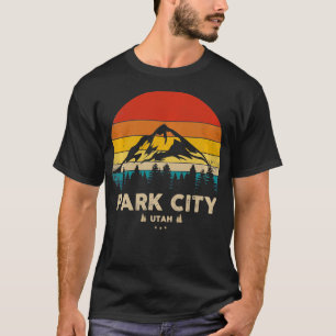 Camiseta Park City Utah Ski Winter Sports Vintage Souvenir