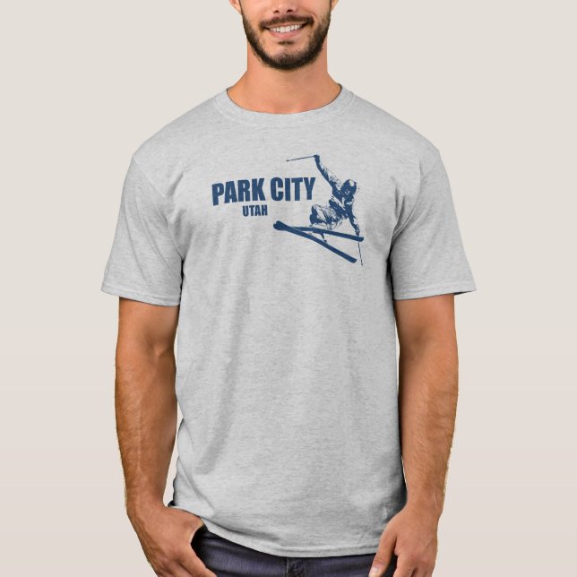 Camiseta Park City Utah Skier (Frente)