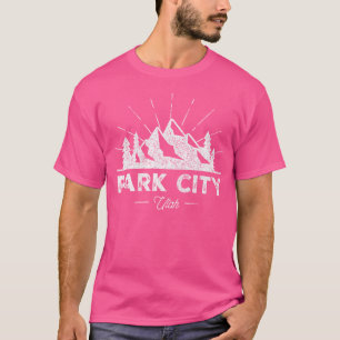 Camiseta Park City Utah Ut T Shirt Vintage Hiking Retro Tee