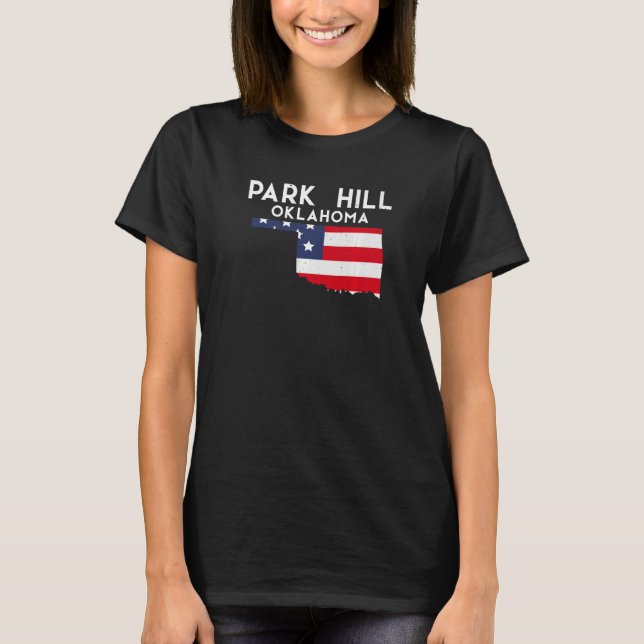 Camiseta Park Hill USA Estado América Viagem Oklahoman Prem (Frente)