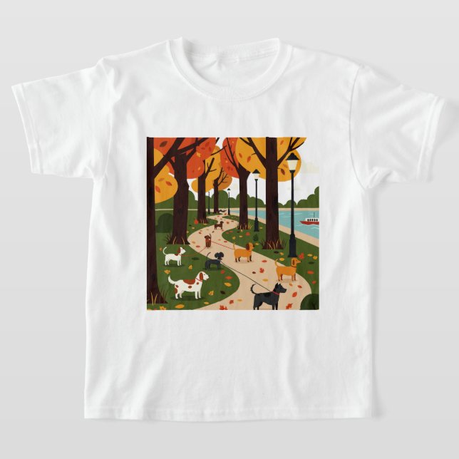 Camiseta Park in autumn (Postura )