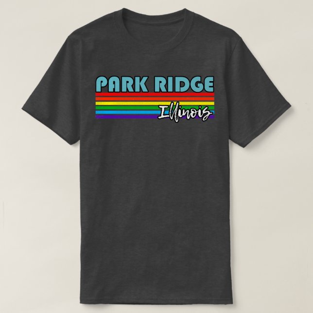 Camiseta Park Ridge Illinois Pride Park Ridge LGBT Gift LG (Frente do Design)