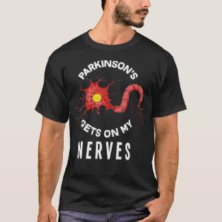 Camiseta Parkinson está nos meus nervos Engraçado Parkinson