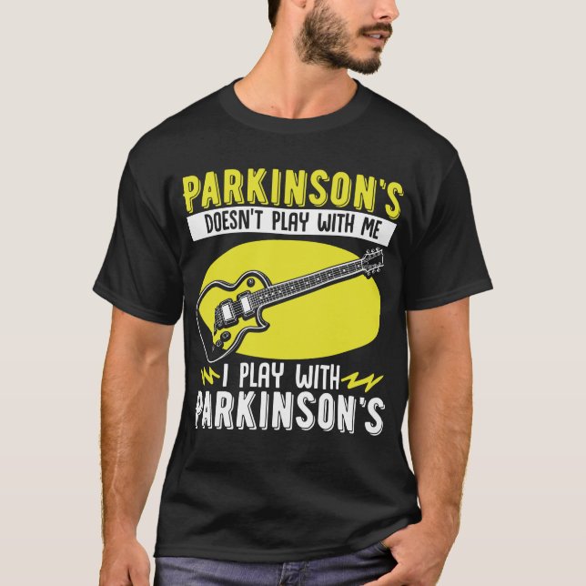 Camiseta Parkinsons não brinca com minha consciência PD (Frente)