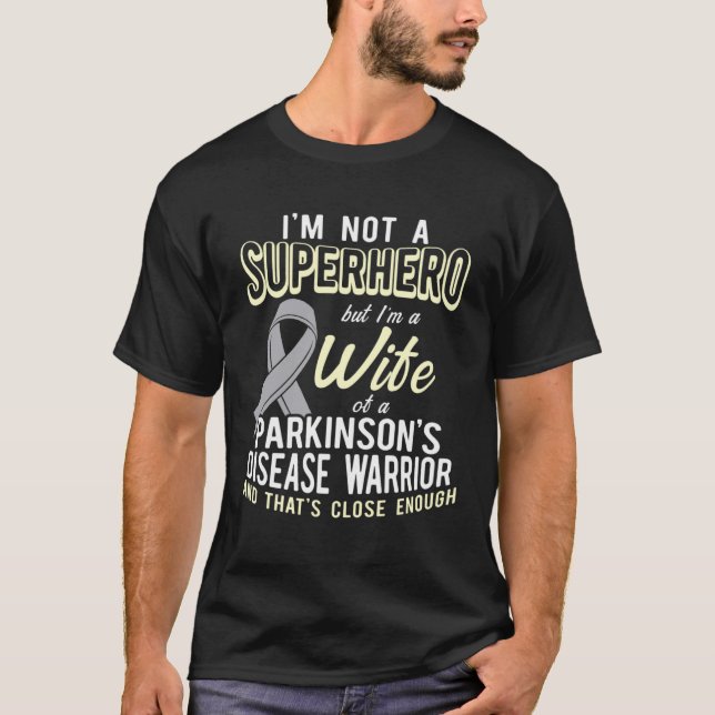 Camiseta Parkinsons: Sensibilização Sobrevivente do Guerrei (Frente)