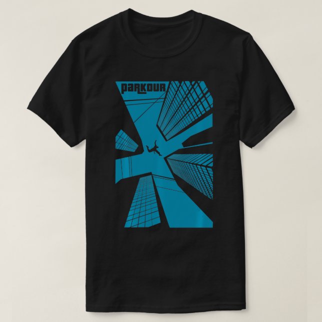 Camiseta Parkour Amantes do Hobby de Corrente Livre (Frente do Design)