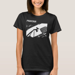 Camiseta Parkour City Ninja Free Running Graphic Jt