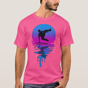 Camiseta Parkour Crepúsculo Vintage Retro