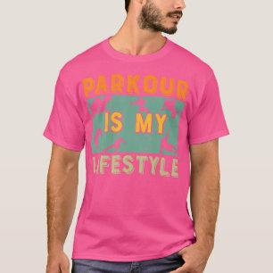Camiseta Parkour É Meu Estilo de Vida Ama Parkour