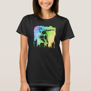 Camiseta Parkour Extreme Atleta Parkour, corredor engraçado