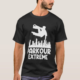 Camiseta Parkour Extremo Corredor Urbano Livre Esportes Sil
