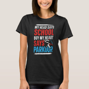 Camiseta Parkour Free Running Escola Traceur Vintage My Hea
